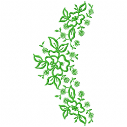 Flowers And Tree Embroidery Design 1 Flowers And Tree Embroidery Design 1